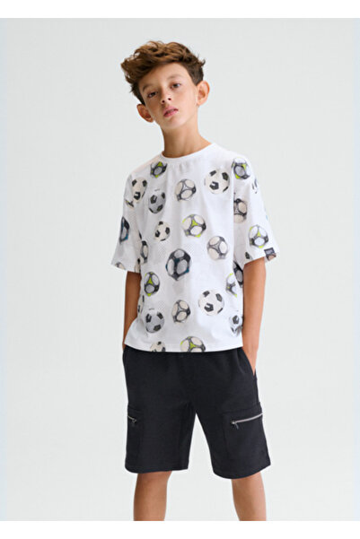 MAYORAL Boy's Zippered Bermuda Shorts Black - 6219