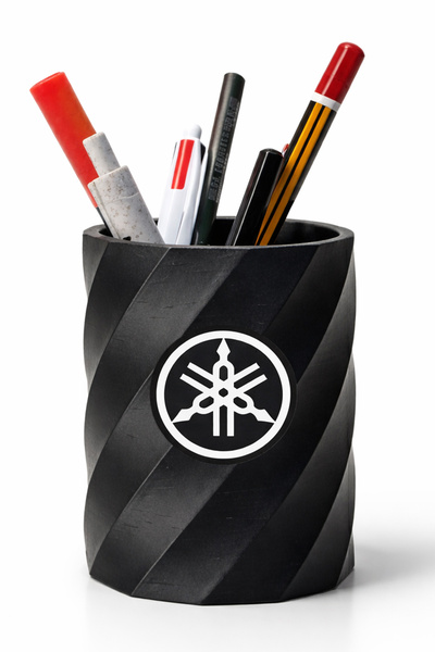 OEM Modern Pen Holder with Yamaha Logo – Desktop Pen Organizer