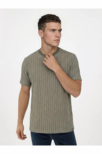 Loft Men's Khaki Lf 2038584 Off White m Tss T-Shirt Lf2038584-Kha