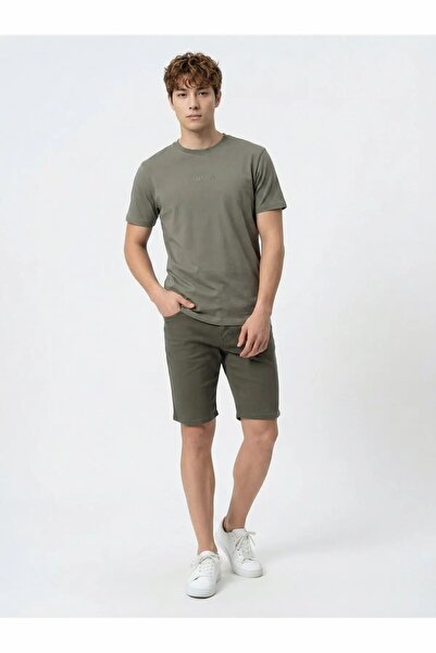 Loft Men's Khaki Lf 2042271 Stone m Tss T-Shirt Lf2042271-Kha