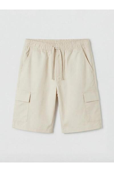 LC Waikiki Pantaloni scurți cargo pentru băieți cu talie elastică (S6)