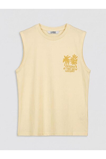 LC Waikiki Crew Neck Printed Boys' Tank Top (S6)