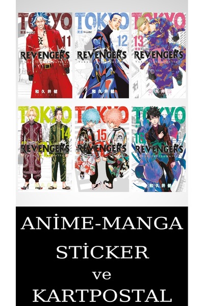 Gerekli Şeyler Yayıncılık Tokyo Revengers 11-12-13-14-15-16 Manga Seti (6 KİT...