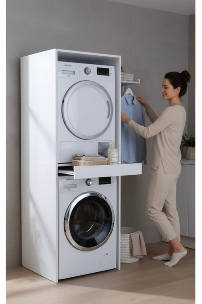 KAREN Eko çamaşır ve kurutma makina dolabı