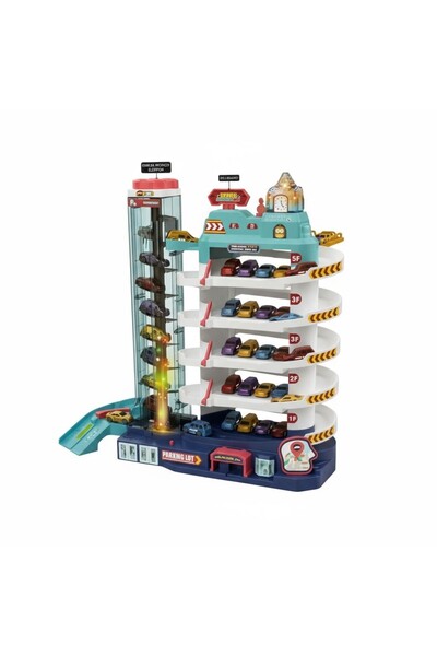 TUFY TOYS 5 KATLI OTOPARK SETİ