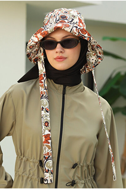 HEQA Καπέλο τύπου bucket με ρουστίκ σχέδιο