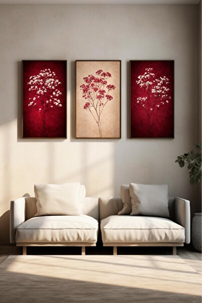 Meröka Çerçevesiz Maybeyla Maroka Premium Modern Otantik Yaşam Alanı Sanat Ko...