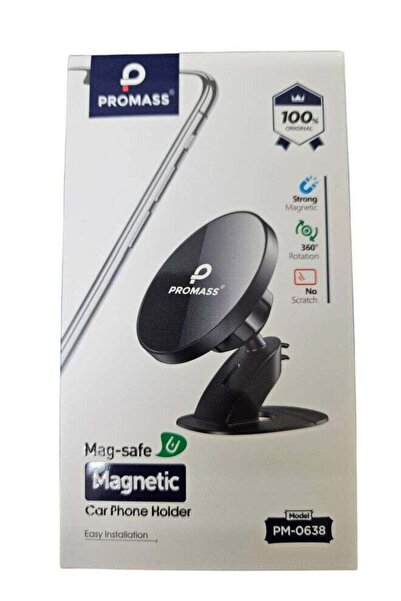 Promass حامل هاتف مغناطيسي للسيارة يدور 360 درجة
