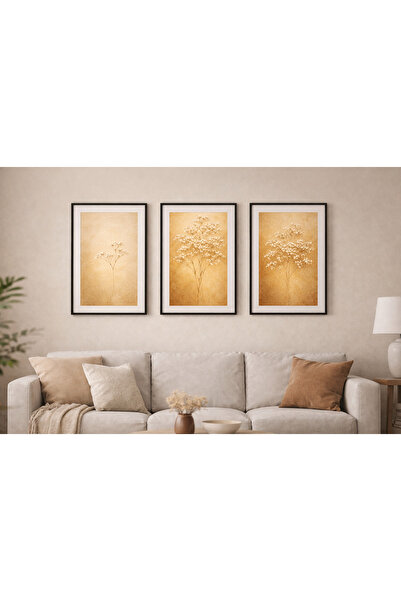 Meröka Çerçevesiz Maybeyla Maroka Premium Modern Otantik Yaşam Alanı Sanat Ko...
