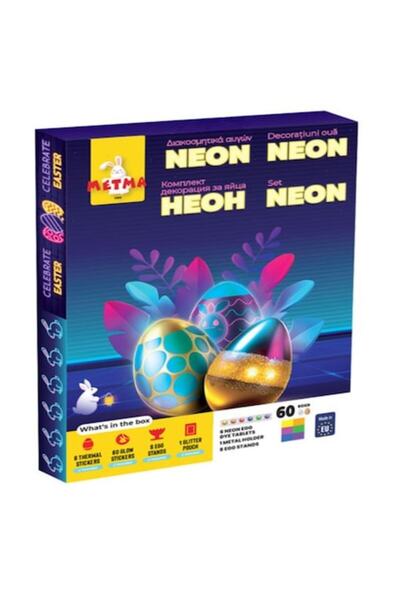 OEM Neon Egg Dye with Stickers for 60 Eggs