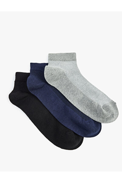 Koton Set of 3 Cotton Booties Socks