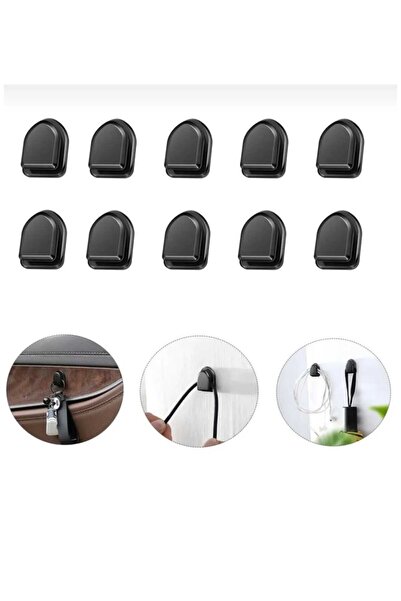 bahe home 4'lü Kendinden Yapışkanlı Askı Güçlü Tutuş Delmeden Duvar Banyo Mut...