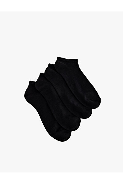 Koton Set of 4 Basic Cotton Bootie Socks