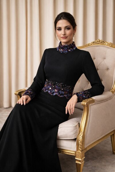 LATEANA High-End Women's Set: Blouse and Skirt