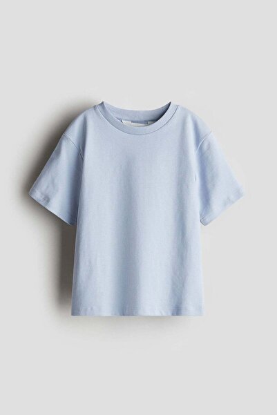 H&M تي شيرت فضفاض من قطن بيما