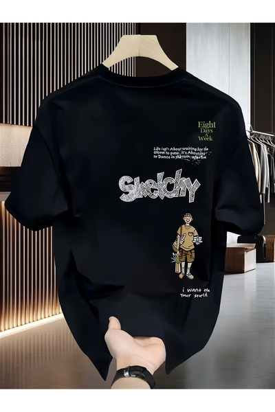 bellanova Tricou Black's Deep Soul de calitate premium