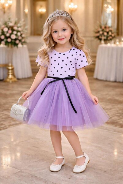 SOFYELLA O rochie elegantă pentru fete, cu detalii rafinate și un design atră...