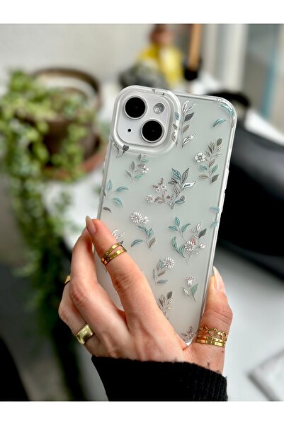 ARTEBA Global Iphone 14 pro max clear daisy flower pattern premium launch pho...