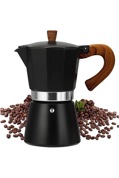 Arabest ماكينة إسبريسو سعة 300 مل، صانع قهوة إيطالي، لتحضير القهوة يدويًا للت...