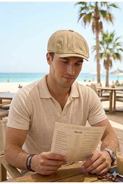 LAGRANZE Șapcă vintage pentru bărbați – Șapcă clasică cu 6 panouri