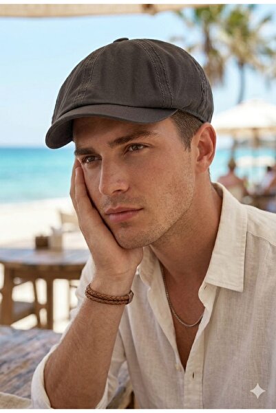 LAGRANZE Șapcă vintage pentru bărbați – Șapcă clasică cu 6 panouri