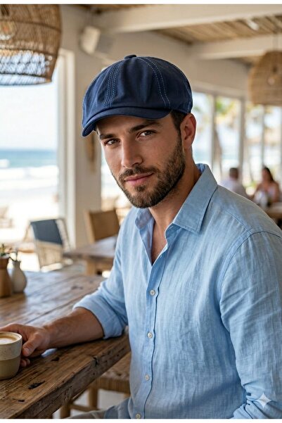 LAGRANZE Șapcă vintage pentru bărbați – Șapcă clasică cu 6 panouri