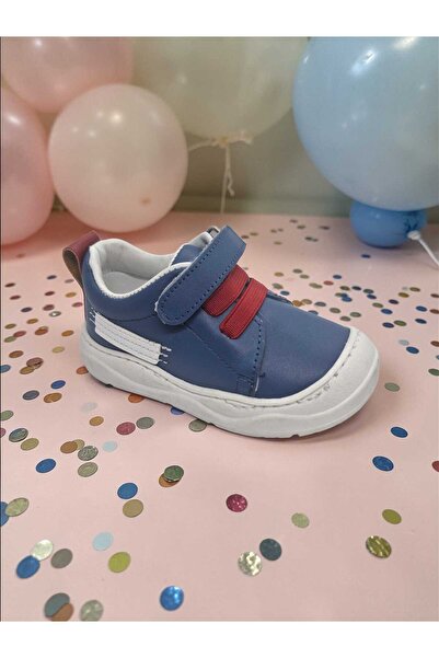 MOMYKİDS Baby Boy/Girl Velcro Leather First Step Shoes - First Step
