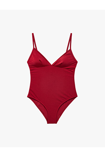 Koton Μαγιό με λαιμόκοψη V και ρυθμιζόμενους ιμάντες