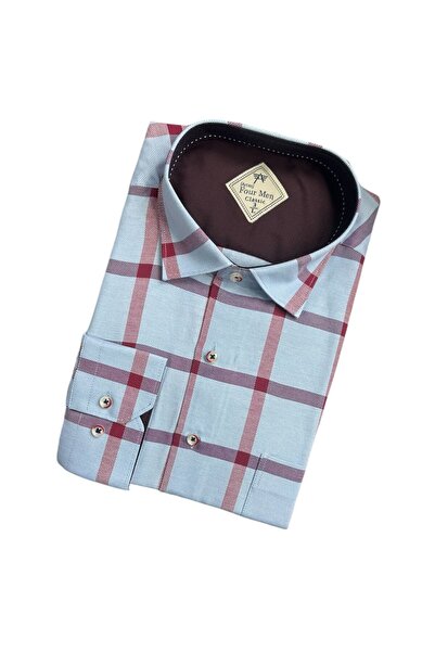 EREN STYLE Linen Classic 100% Cotton Long Sleeve Anti-Sweat Shirt