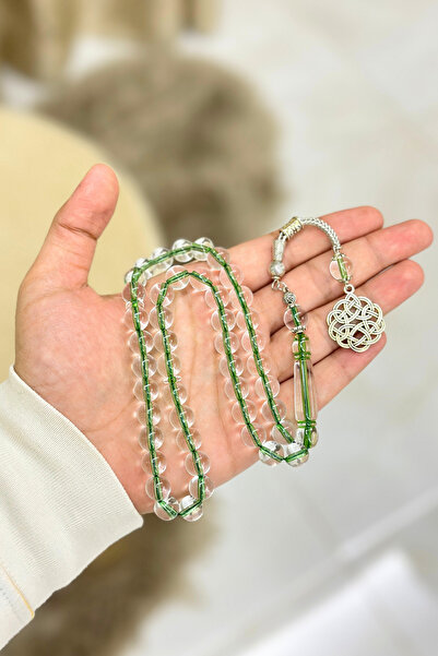 NAMAT مسبحة صلاة من الباكليت مكونة من 45 حبة مع شرابة من الفولاذ المقاوم للصدأ