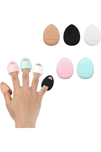 Arabest Finger Puff, Mini Finger Powder Puff Finger Makeup Sponges Soft Beaut...