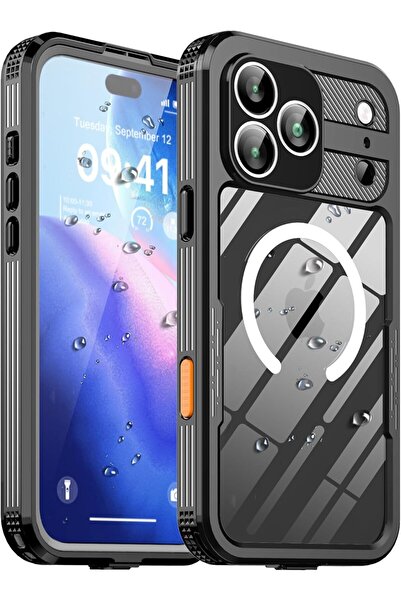 Rivor iPhone 17 Pro Compatible Case with Camera Protection Waterproof Dustpro...