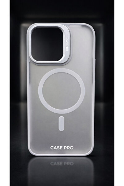 ONLY İPHONE 15 PLUS COMPATIBLE CameraMatte Prmium Phone Case with Metal Stand with Lens Gift