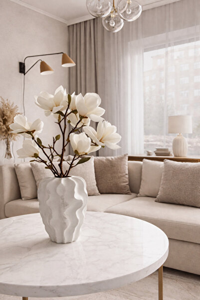 SZN HOME DESİGN Ειδικό Βάζο Θερμοκηπίου XL Λευκό