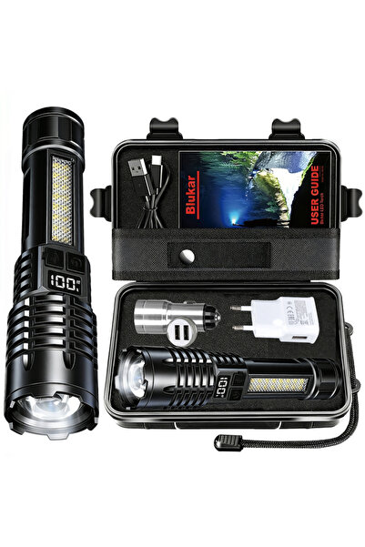 Choice3 Set A High Power LED Flashlights With Display Screen Zoom Tactical To...
