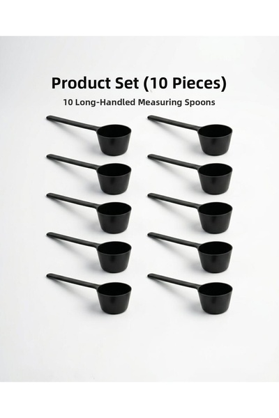 MOTİFİLLA ملعقة قياس بمقبض طويل 16.5 سم 10 قطع