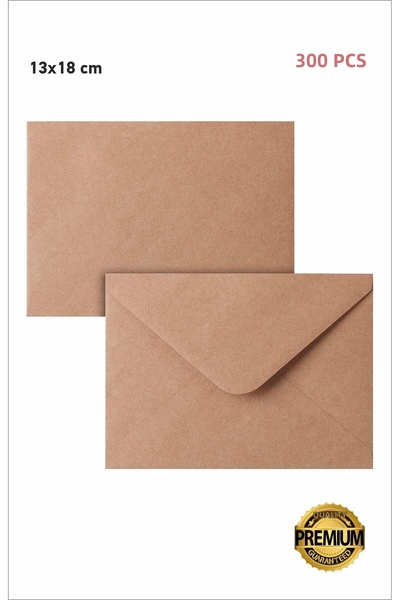 Hsn Plic Kraft Maro 13x18 cm Invitație, Plic de felicitare 300 de bucăți