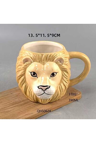 Skygo Ieg ™   Ceramic Cup with Lion Motif Nvdn-Rsirg3465
