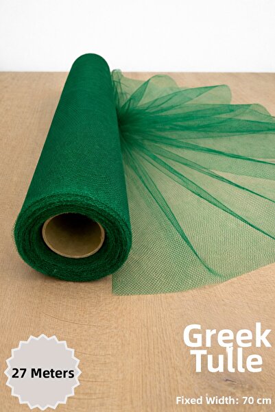 Mortex زينة زفاف من التول الأخضر الزمردي الإيراني اليوناني، طول 27 متر وعرض 7...