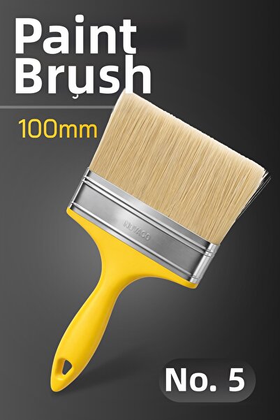 Badem10 (1 Piece) No:5 Yellow Handle Stippling Paint Brush Paint Badana Stipp...