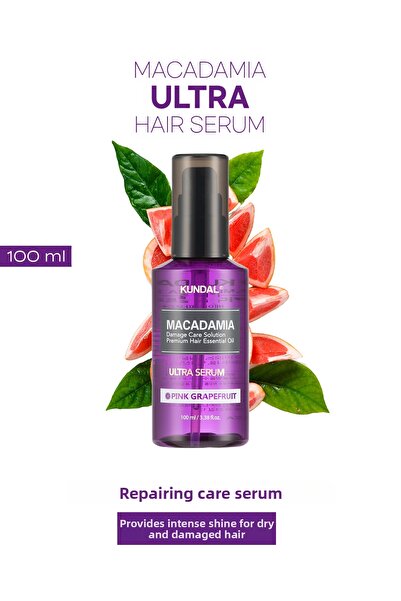Kundal KUNDAL Macadamia Ultra Hair Serum - مصل العناية بالجريب فروت الوردي (ا...