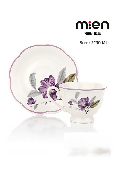 MİEN 2-Person Floral Cup Set