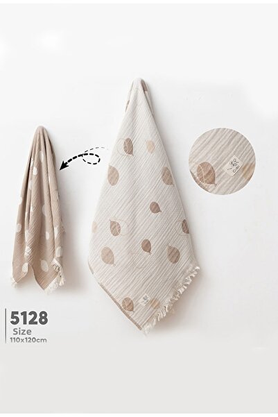 sunbabyhome 100% Cotton 110X120 cm Muslin Double-Sided 4-Layer Bubble Baby Bl...