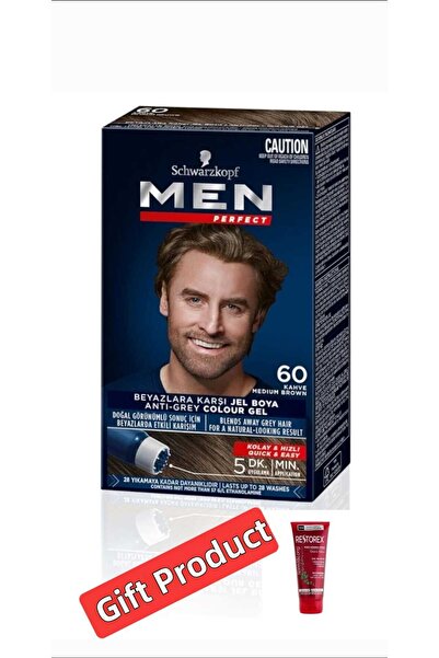 Palette Men Perfect Men Perfect Hair Dye 60- Brown-Easy and Fast White Covera...