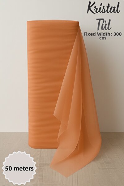 Mortex تول كريستال سالمون مقاس 50 متر، الأكثر ثباتًا 3 متر، لتزيين حفلات الخط...