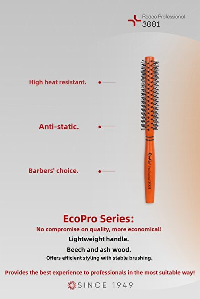 RODEO Професионална четка за коса Ecopro Series 3001