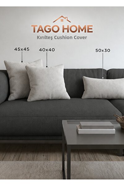 Tago Home Soft Series Cushion Cover - Velvet-Textured - Hidden Closure