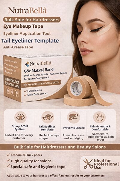 NutraBella أداة سحب محدد العيون للمكياج، قالب محدد العيون، ظلال العيون المضاد...