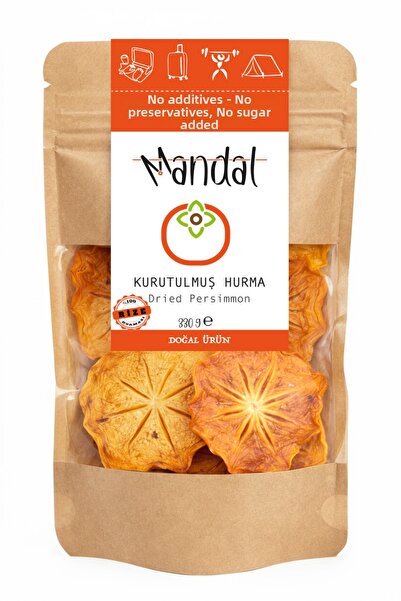 Mandal 330 جرام من التمر المجفف - شرائح فواكه مجففة (ترابزون بور)