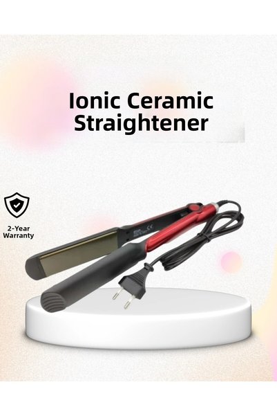 NW NessiWorld Professional Titanium Hair Straightener – Adjustable Heat and Fast Heating Feature